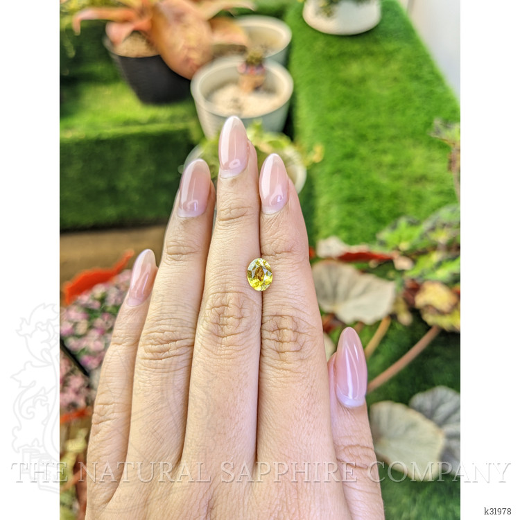 1.62 Ct. Greenish Yellow Chrysoberyl from Ceylon (Sri Lanka)