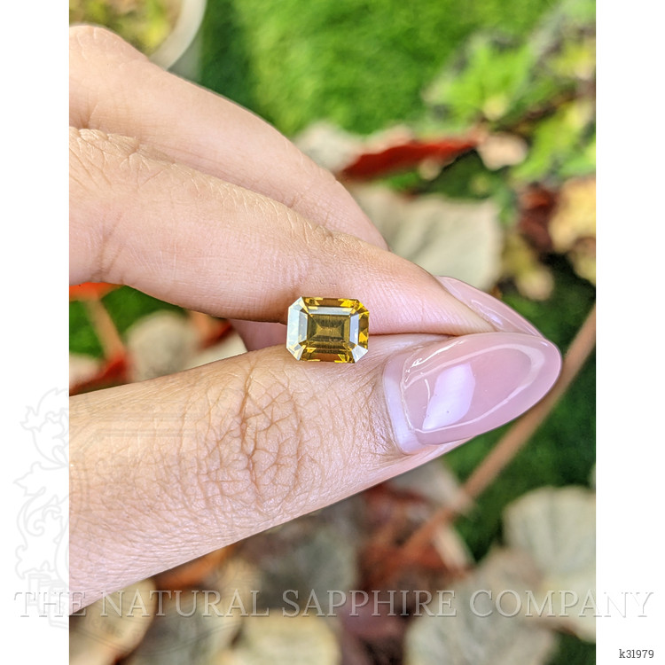3.52 Ct. Yellowish Brown Zircon from Ceylon (Sri Lanka)