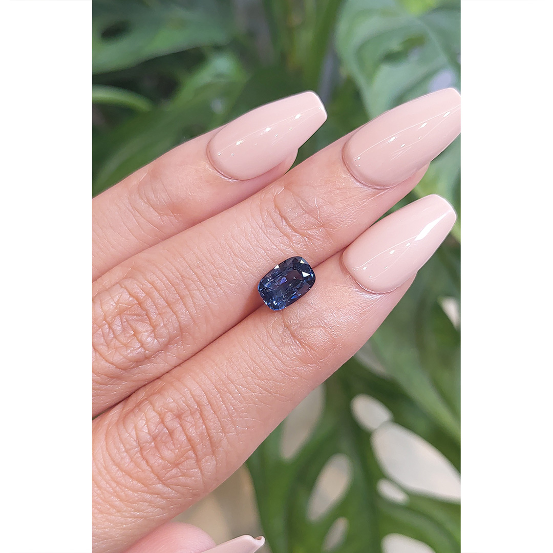 Loose Cobalt Spinel - Cushion 1.58 Ct. - #K320 | The Natural