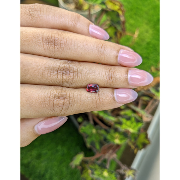 1.06 Ct. Purplish Red Rhodolite Garnet from Mozambique