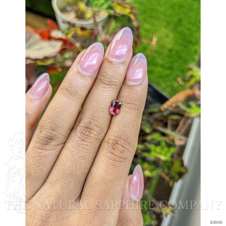 1.06 Ct. Purplish Red Rhodolite Garnet from Mozambique