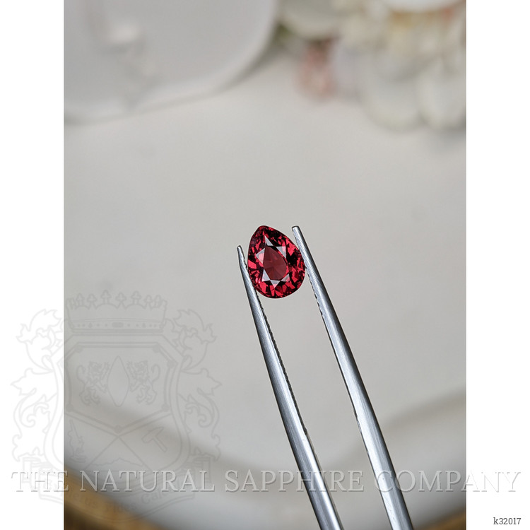 1.32 Ct. Red Rhodolite Garnet from Mozambique