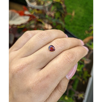1.13 Ct. Red Rhodolite Garnet from Mozambique Life Style