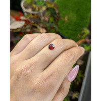 0.98 Ct. Purplish Red Rhodolite Garnet from Mozambique Life Style
