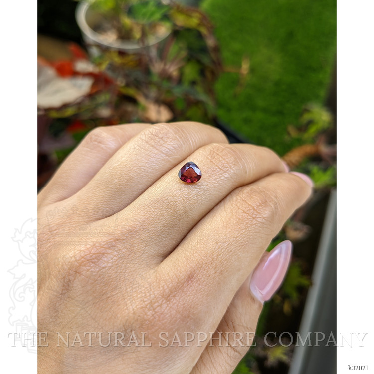 0.98 Ct. Purplish Red Rhodolite Garnet from Mozambique