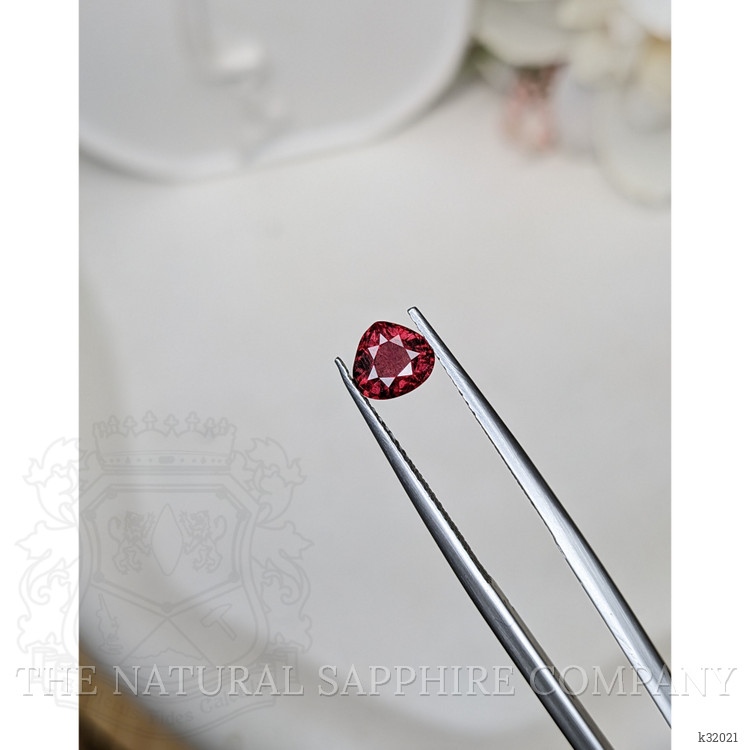 0.98 Ct. Purplish Red Rhodolite Garnet from Mozambique