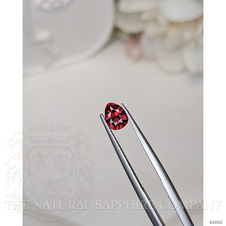 1.00 Ct. Red Rhodolite Garnet from Mozambique