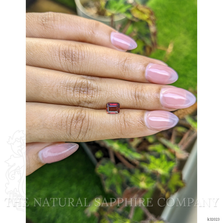 1.08 Ct. Red Rhodolite Garnet from Mozambique