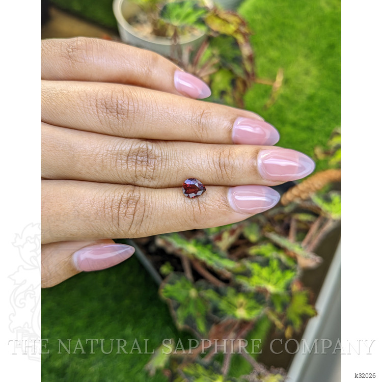 1.37 Ct. Red Almandine Garnet from Mozambique
