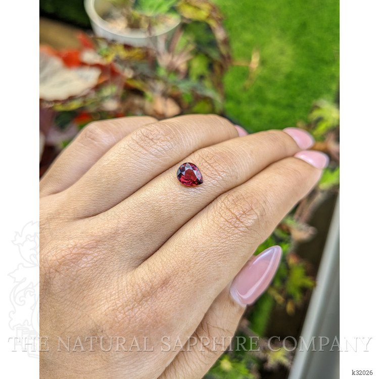 1.37 Ct. Red Almandine Garnet from Mozambique
