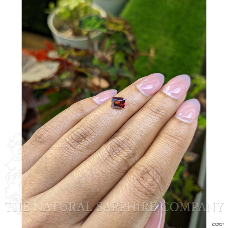 1.19 Ct. Purplish Red Rhodolite Garnet from Mozambique