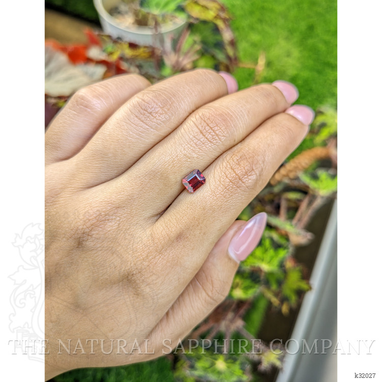 1.19 Ct. Purplish Red Rhodolite Garnet from Mozambique