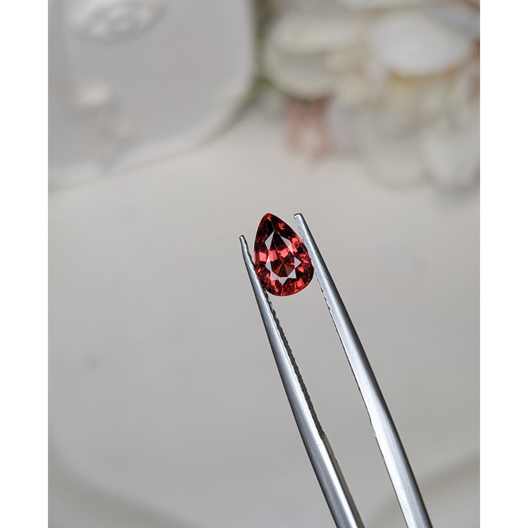 1.07 Ct. Red Almandine Garnet from Mozambique