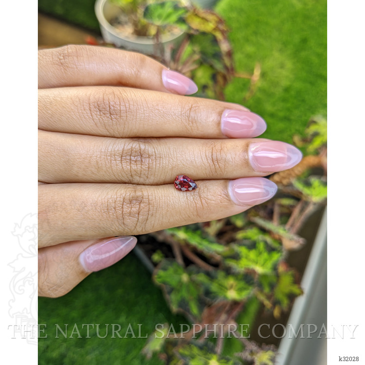 1.07 Ct. Red Almandine Garnet from Mozambique