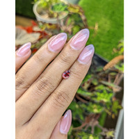 1.07 Ct. Red Almandine Garnet from Mozambique Life Style