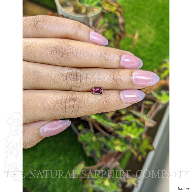 1.19 Ct. Purplish Red Rhodolite Garnet from Mozambique
