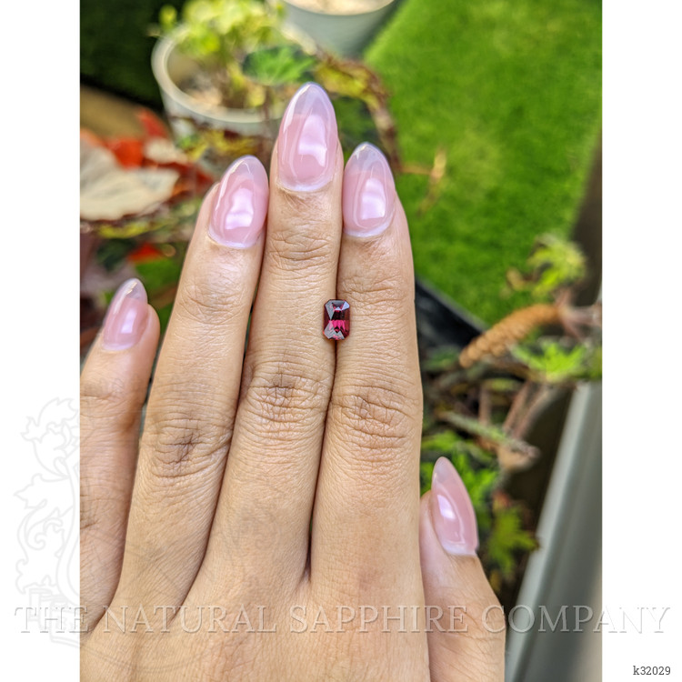 1.19 Ct. Purplish Red Rhodolite Garnet from Mozambique