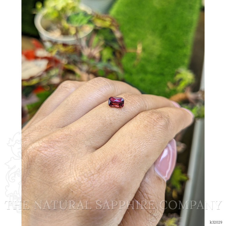 1.19 Ct. Purplish Red Rhodolite Garnet from Mozambique
