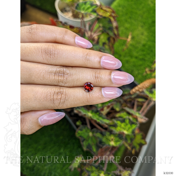 1.35 Ct. Red Almandine Garnet from Mozambique