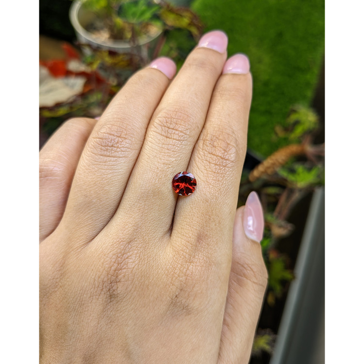 1.35 Ct. Red Almandine Garnet from Mozambique
