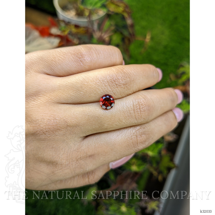 1.77 Ct. Red Almandine Garnet from Mozambique