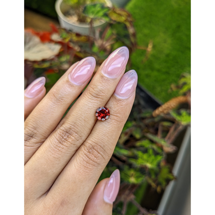 1.77 Ct. Red Almandine Garnet from Mozambique