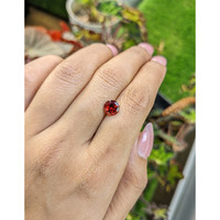 1.83 Ct. Red Almandine Garnet from Mozambique Life Style