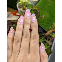 1.10 Ct. Red Almandine Garnet from Mozambique Life Style