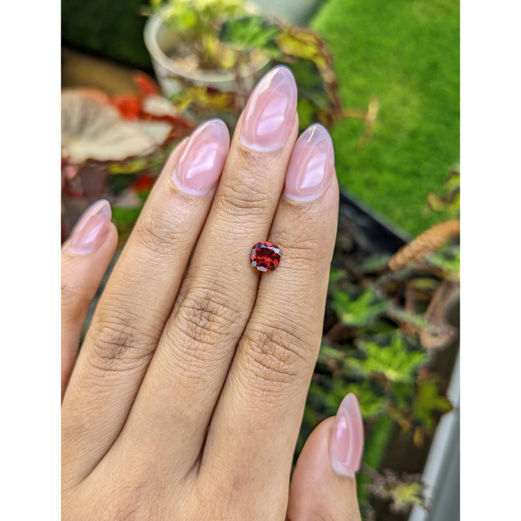 1.02 Ct. Red Almandine Garnet from Mozambique