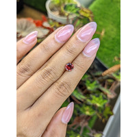 1.17 Ct. Red Almandine Garnet from Mozambique Life Style