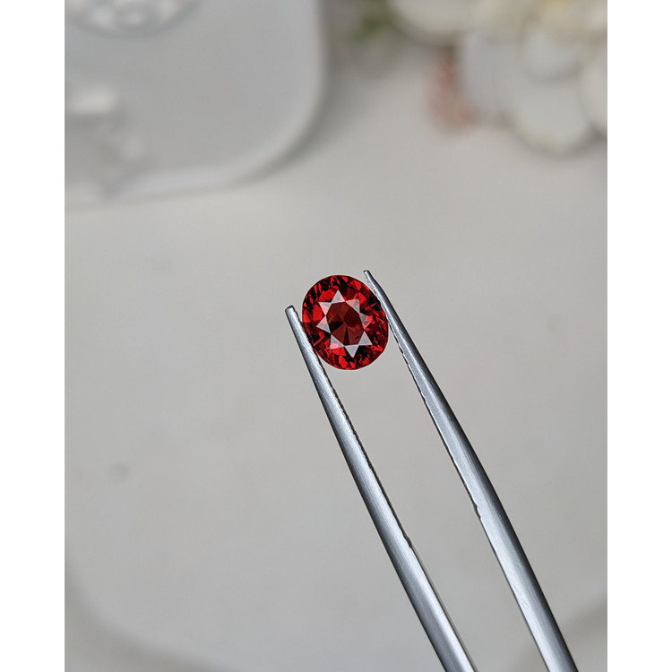 1.59 Ct. Red Almandine Garnet from Mozambique