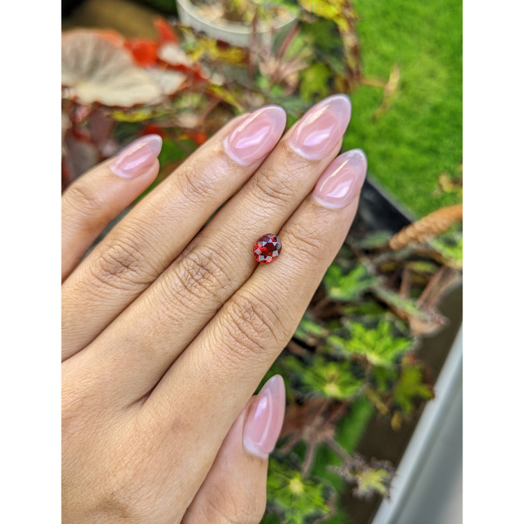 1.59 Ct. Red Almandine Garnet from Mozambique