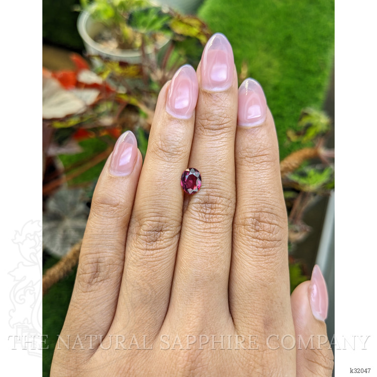1.51 Ct. Pinkish Purple Rhodolite Garnet from Mozambique