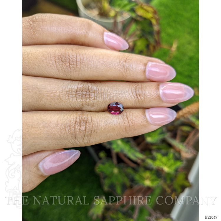1.51 Ct. Pinkish Purple Rhodolite Garnet from Mozambique