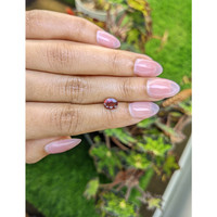 1.21 Ct. Purplish Red Rhodolite Garnet from Mozambique Life Style