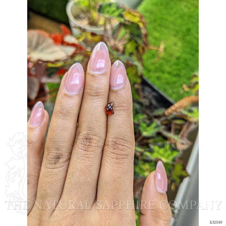 0.94 Ct. Red Rhodolite Garnet from Mozambique