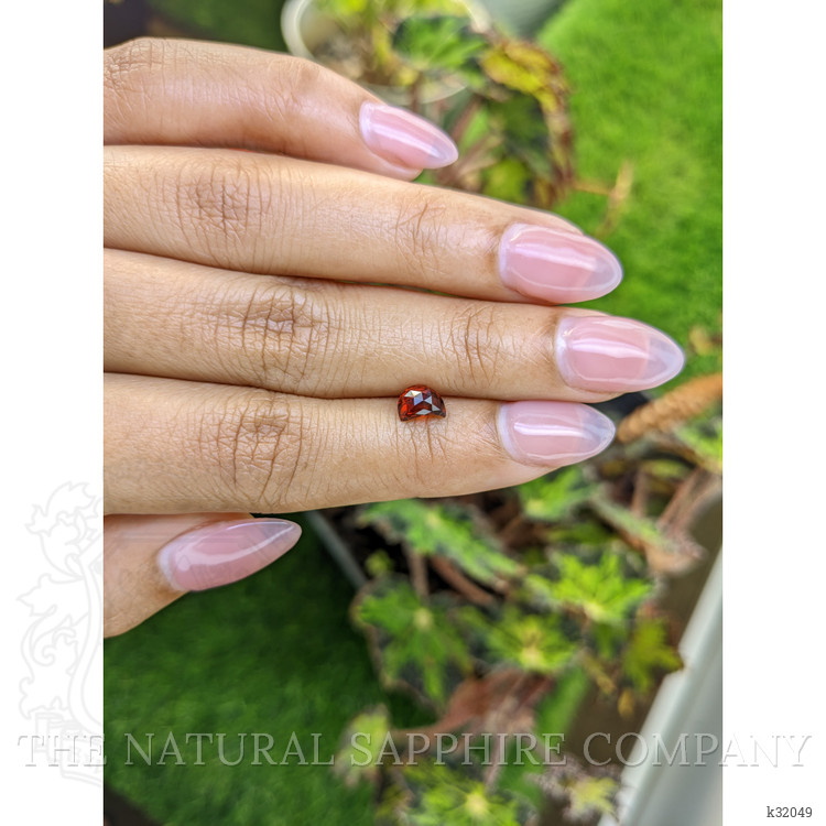 0.94 Ct. Red Rhodolite Garnet from Mozambique