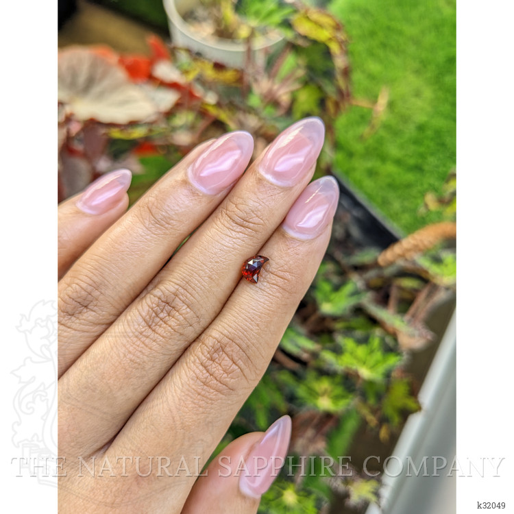 0.94 Ct. Red Rhodolite Garnet from Mozambique