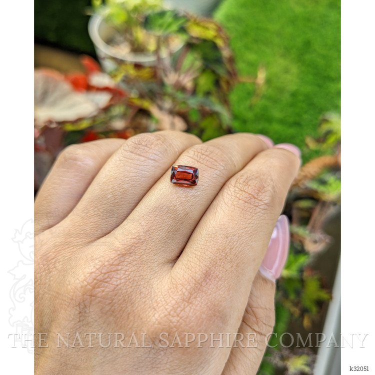 1.47 Ct. Red Rhodolite Garnet from Mozambique