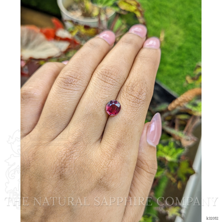1.97 Ct. Pinkish Purple Rhodolite Garnet from Mozambique