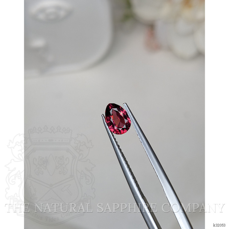 1.02 Ct. Red Rhodolite Garnet from Mozambique