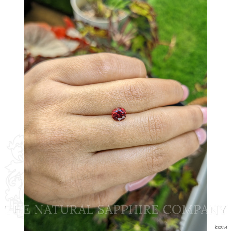 1.26 Ct. Red Rhodolite Garnet from Mozambique