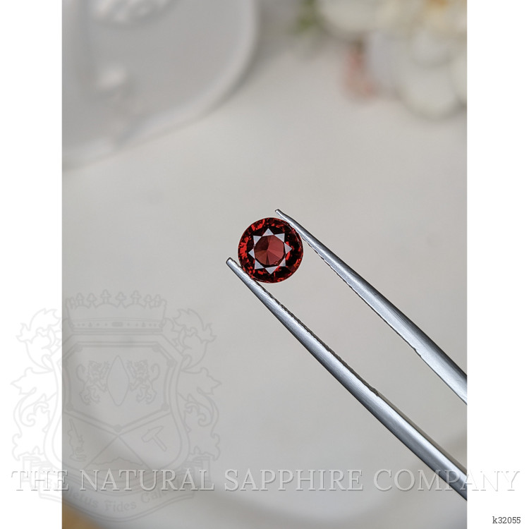 1.35 Ct. Red Rhodolite Garnet from Mozambique