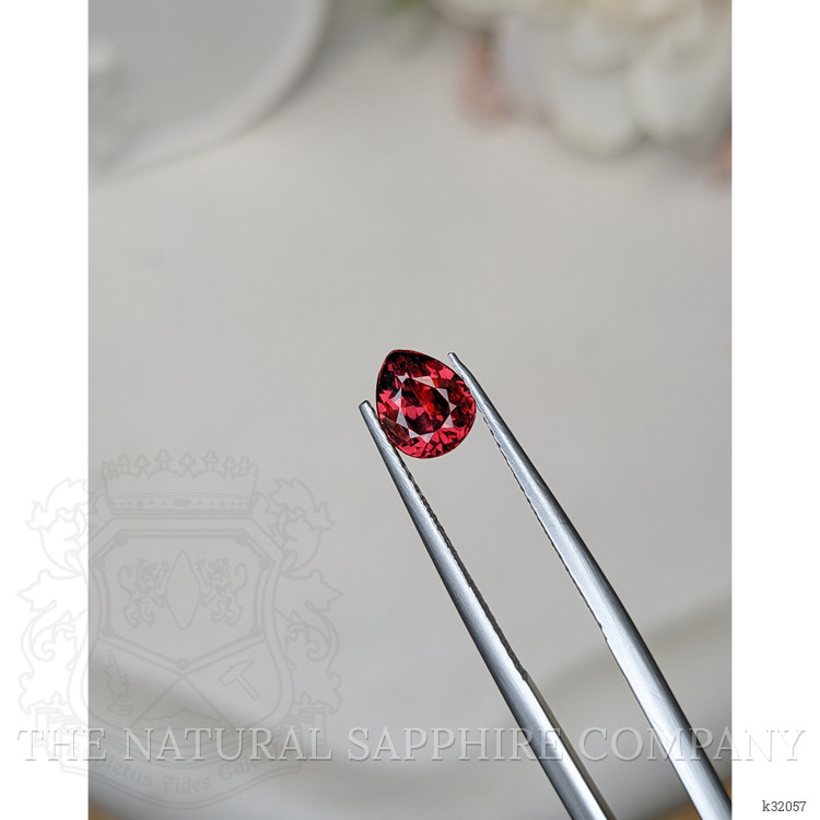 1.12 Ct. Red Rhodolite Garnet from Mozambique