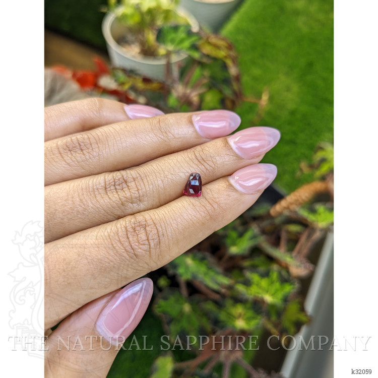 1.46 Ct. Reddish Purple Rhodolite Garnet from Mozambique