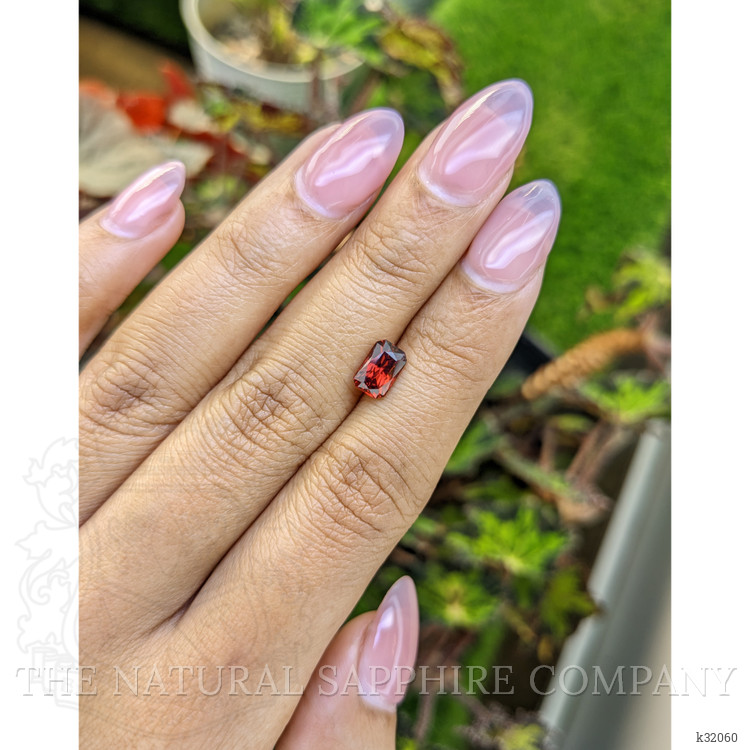 1.40 Ct. Red Almandine Garnet from Mozambique