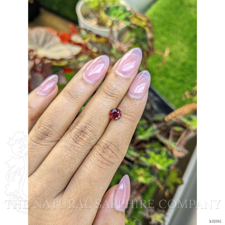 1.21 Ct. Red Almandine Garnet from Mozambique