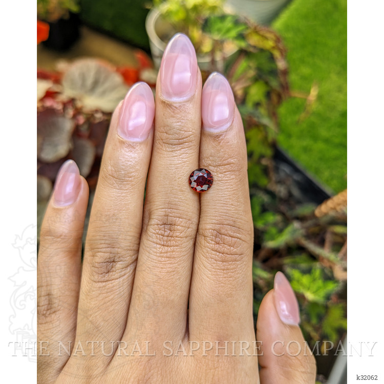 1.38 Ct. Red Almandine Garnet from Mozambique