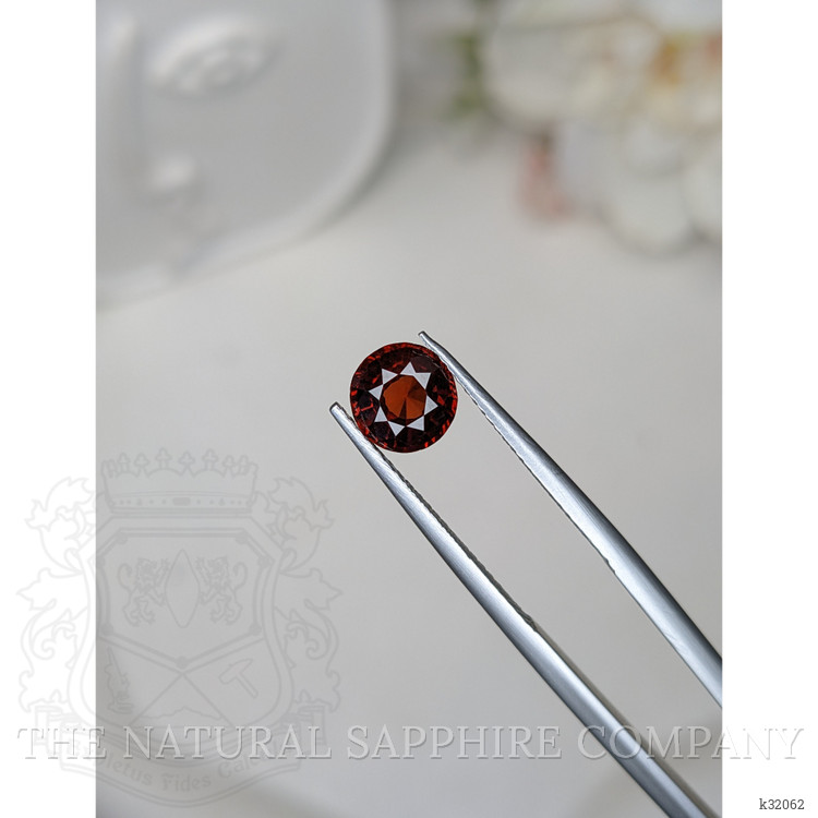 1.38 Ct. Red Almandine Garnet from Mozambique