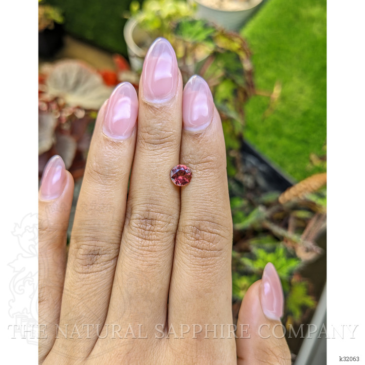1.04 Ct. Reddish Pink Almandine Garnet from Mozambique